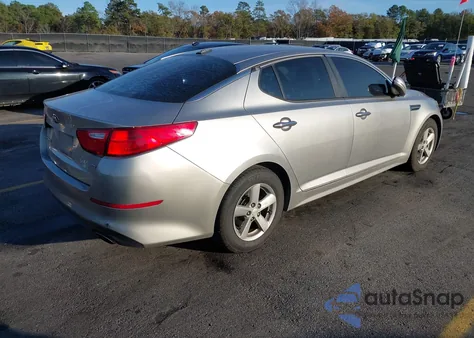 2015 Kia Optima Lx из США, поврежденный, VIN 5XXGM4A75FG450319